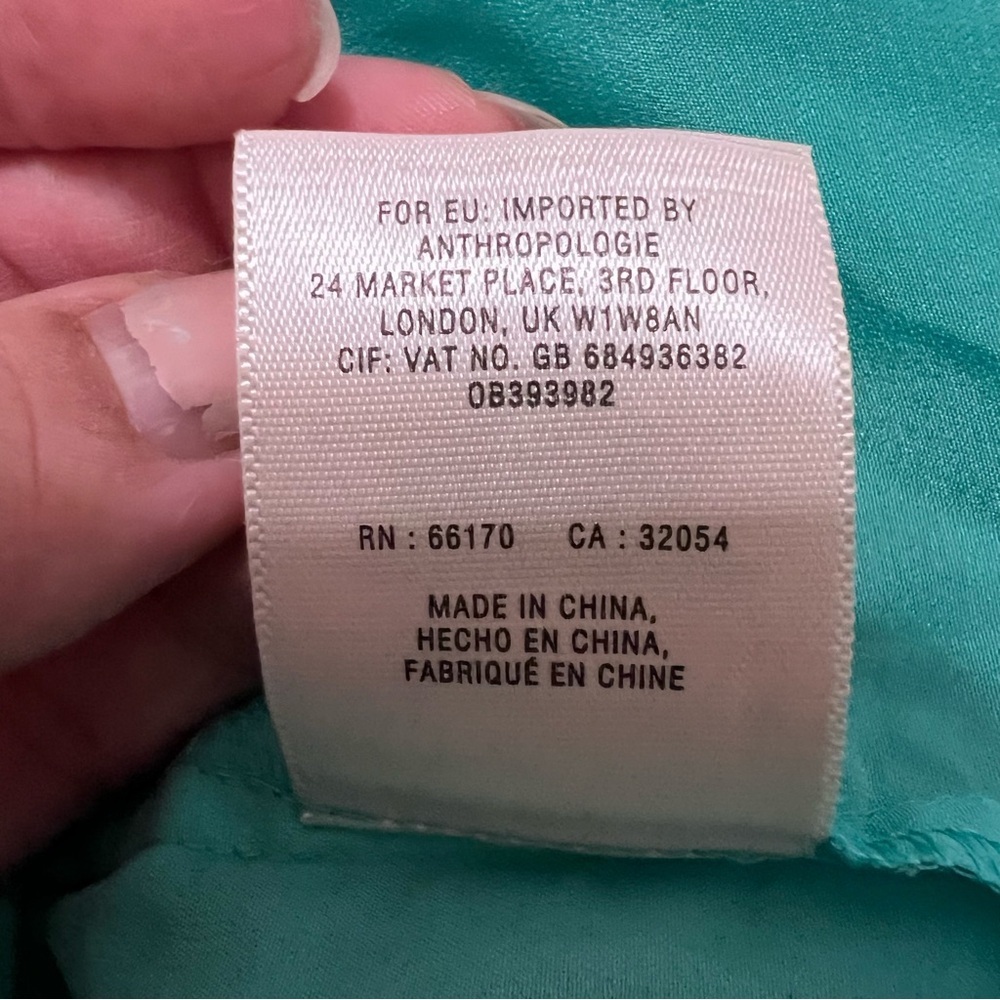 Anthropologie Maeve Canyon Creek Turquoise Dress - Picture 11 of 16